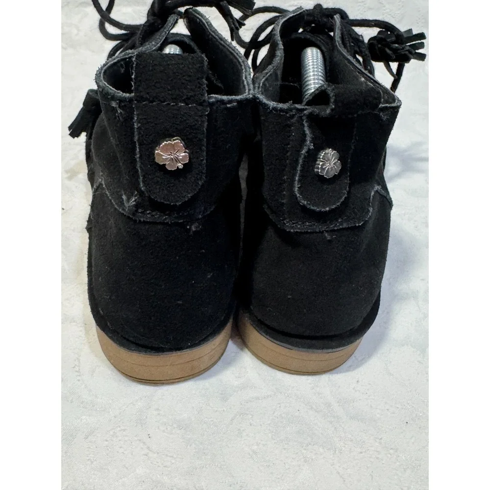 Tommy Bahama Evert Chukka Boots Men 9 Black Suede Tassel Casual